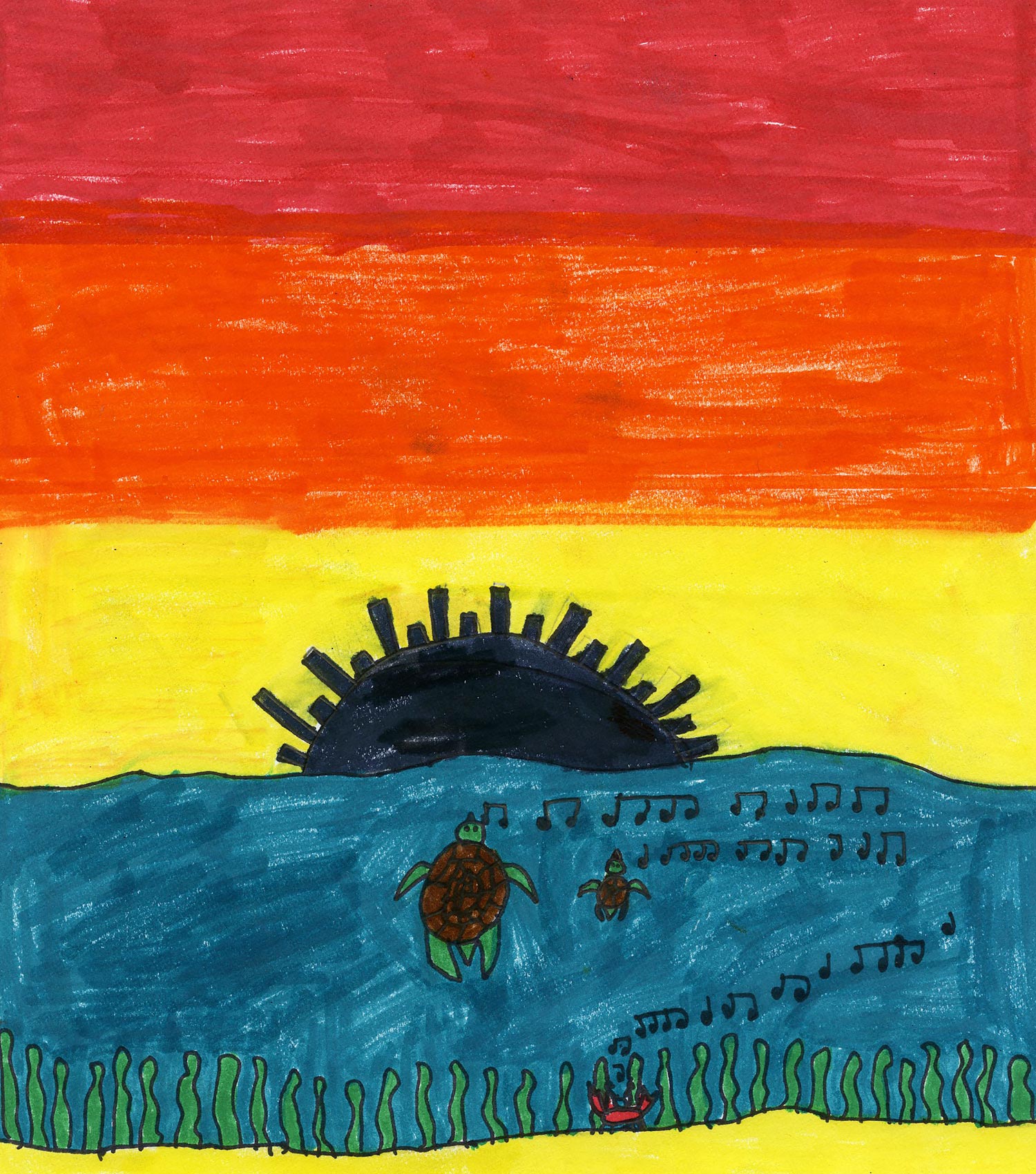 Aubrey Pugh - 4th grade; Norway, IA art