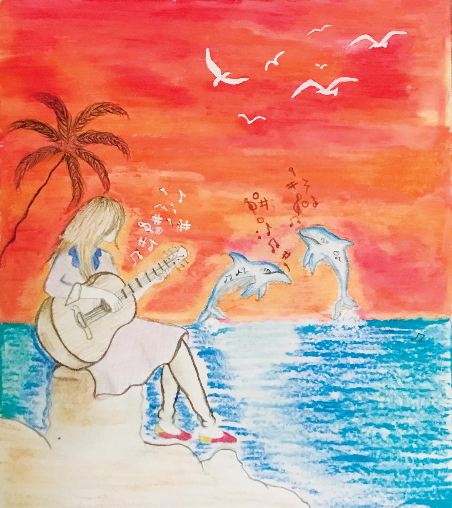 Shree Akshar Yakkali - 4th grade; Weston, FL art