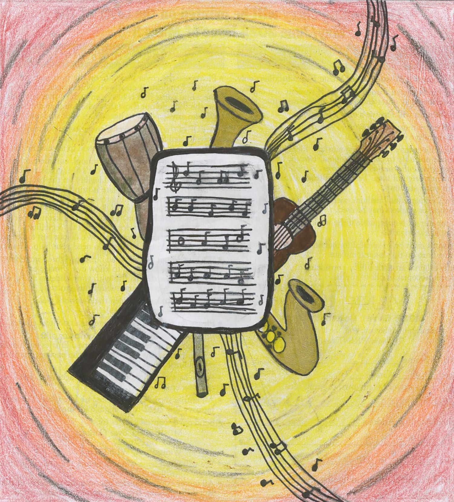 Kelly McGee - 7th grade; Wallingford, PA art