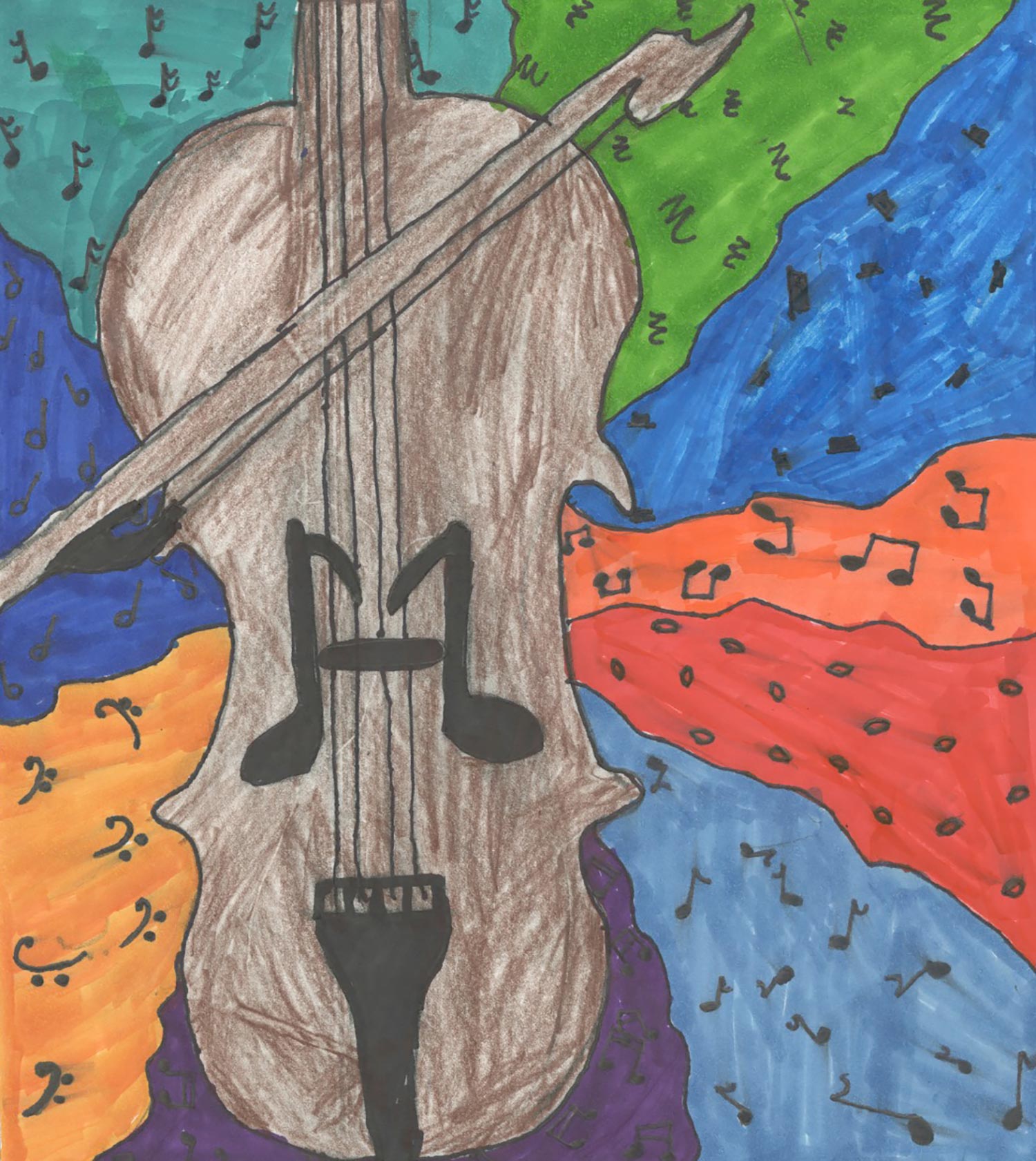 Cayeen Short - 8th grade; Norway, IA art