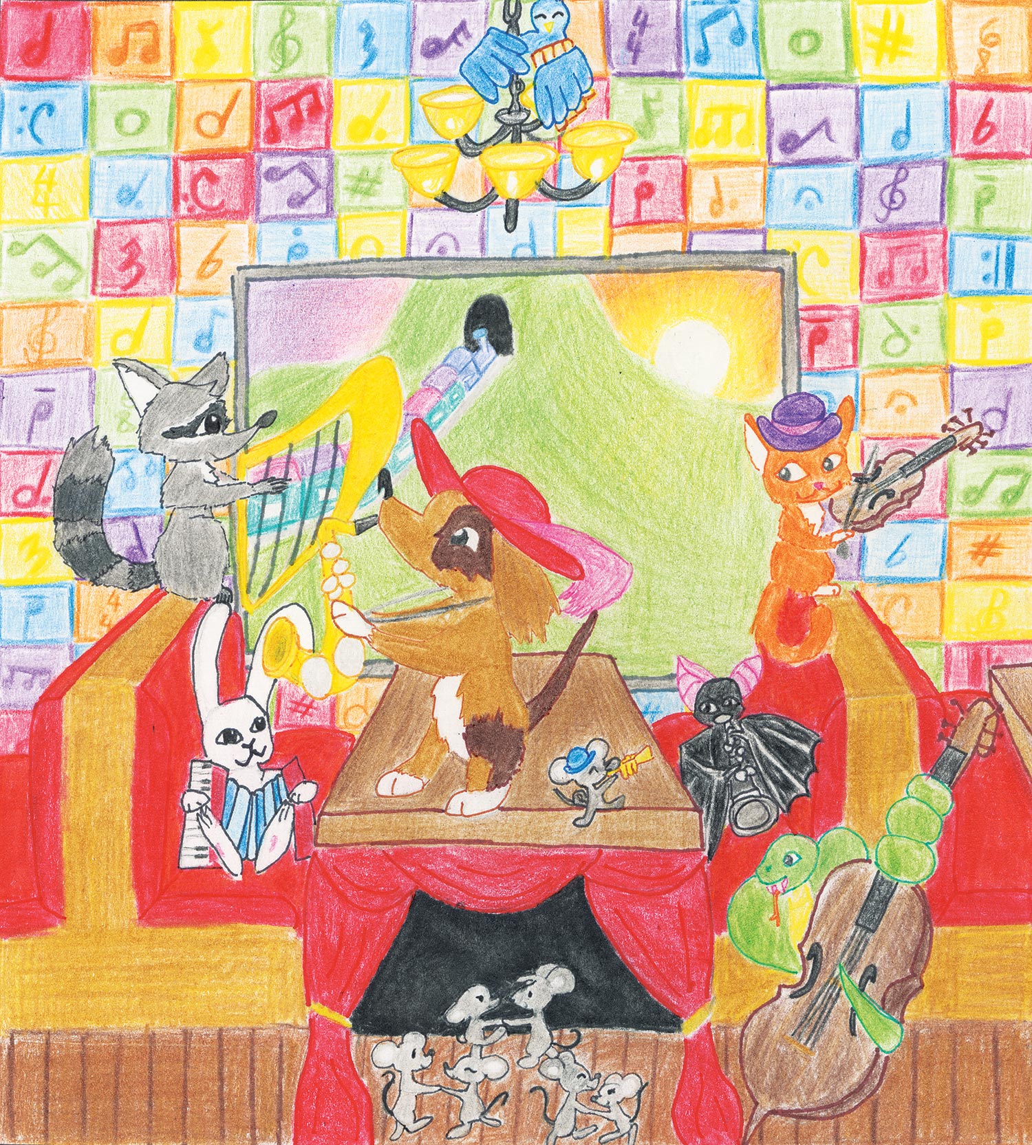 Rosalyn Bergs - 8th grade; Edgar, WI art
