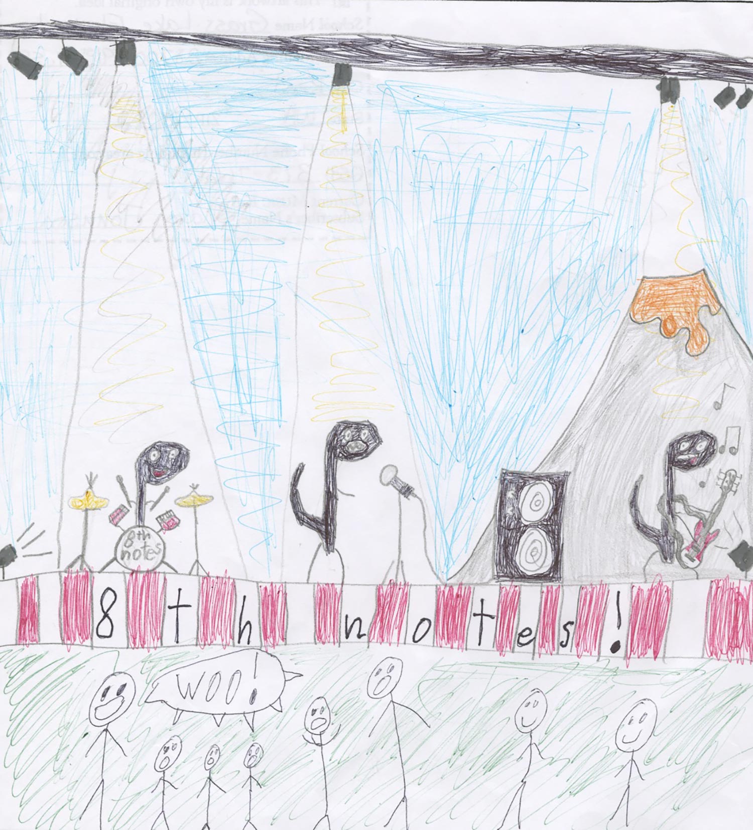 Hudson Guetow - 4th grade; Kent, WA art