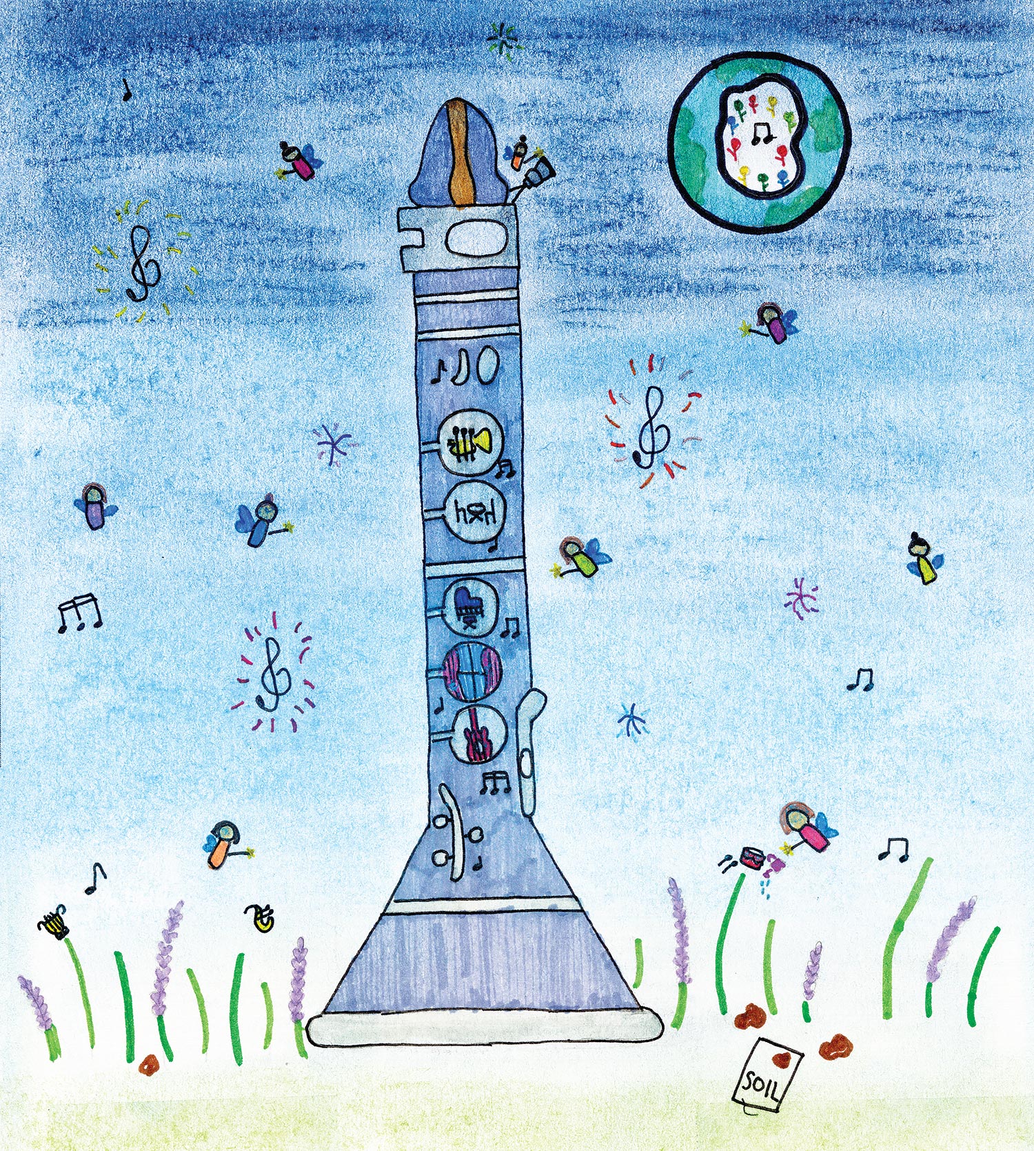 Parthi Patel - 5th grade; Bradenton, FL art