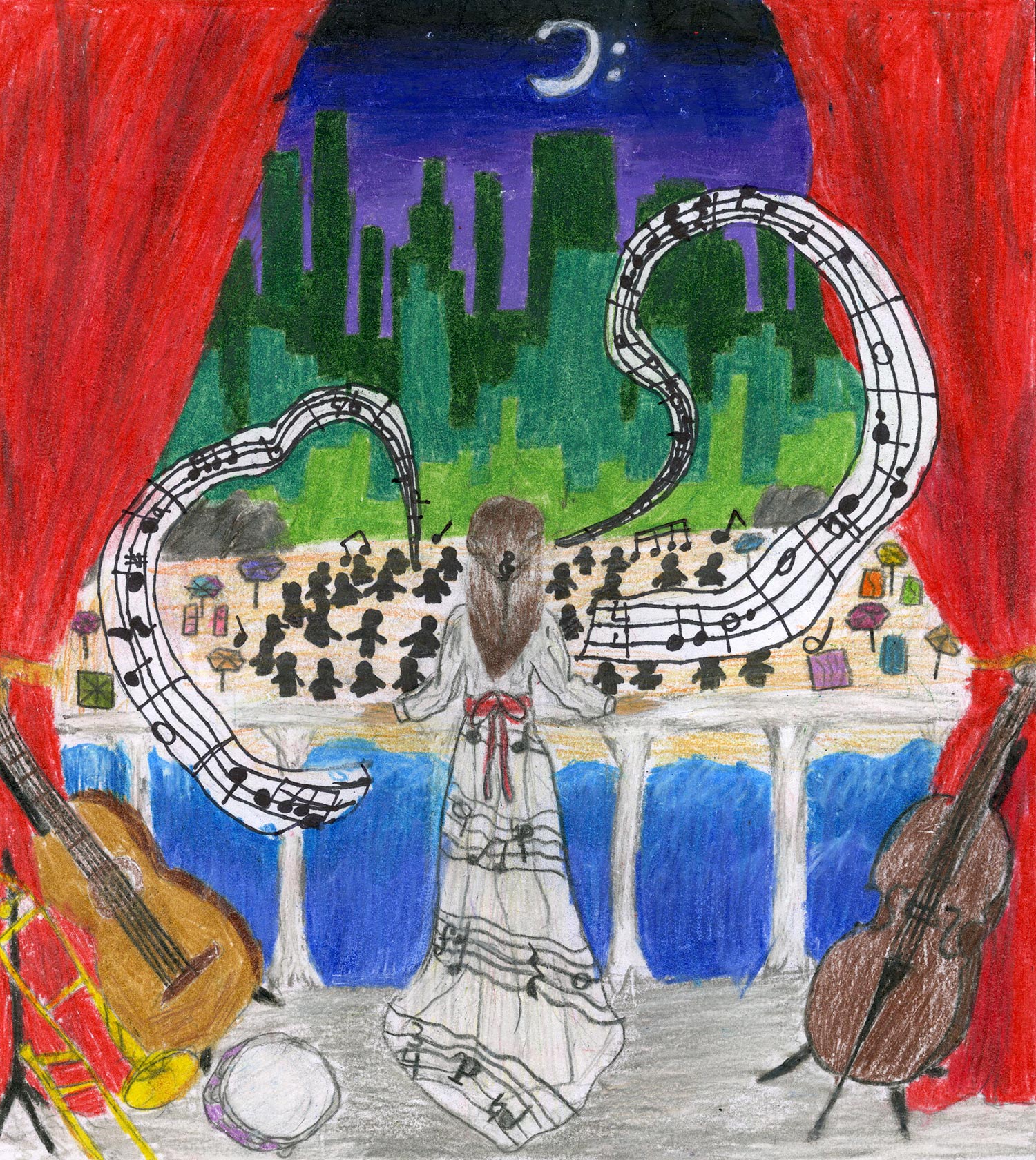 Adelle Dulay - 5th grade; Fremont, CA art
