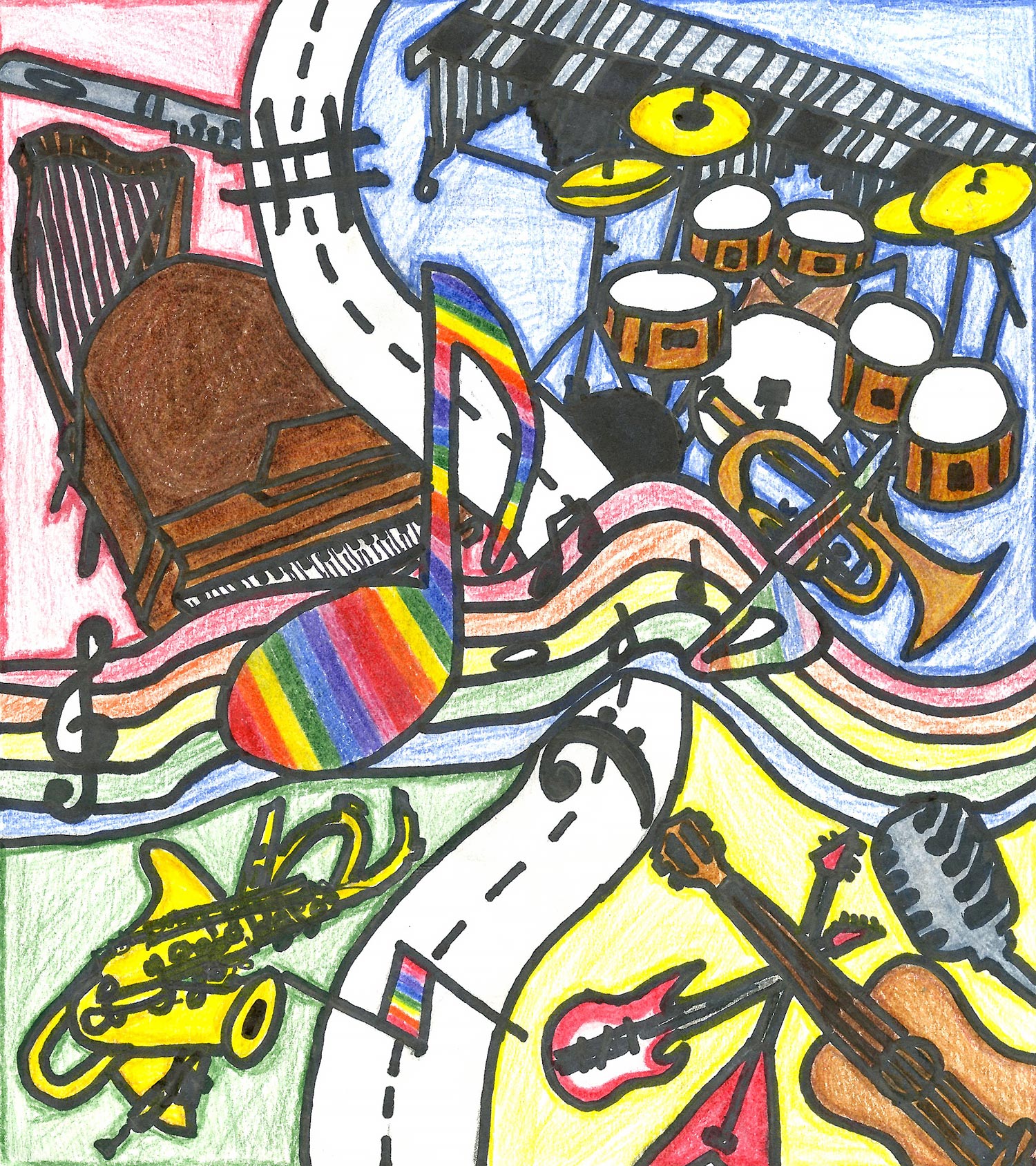 Anders Lee - 8th grade; Fremont, CA art