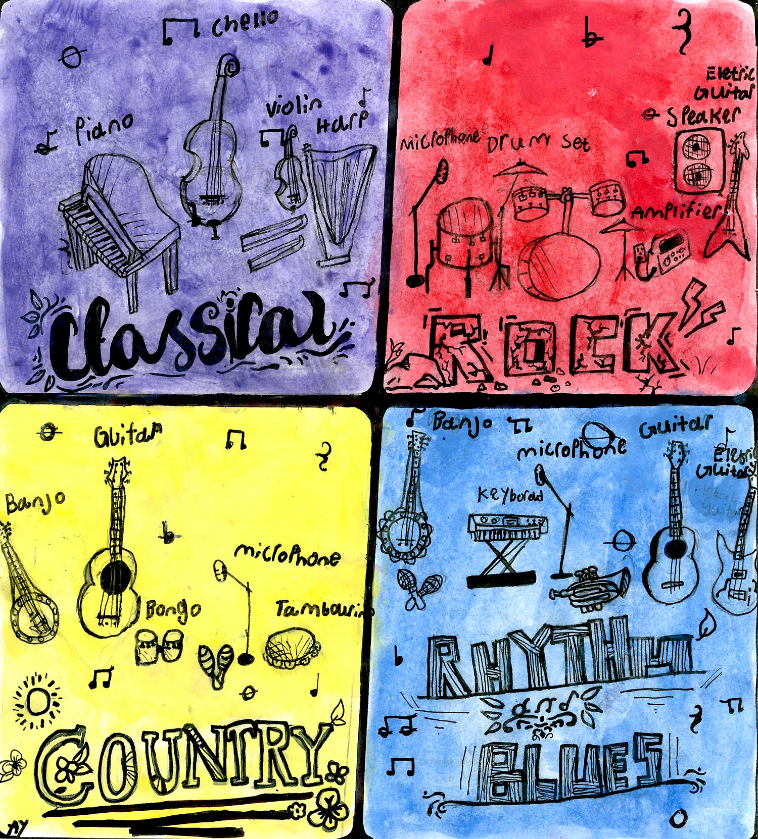 Abigail Young - 5th grade; Levittown, NY art