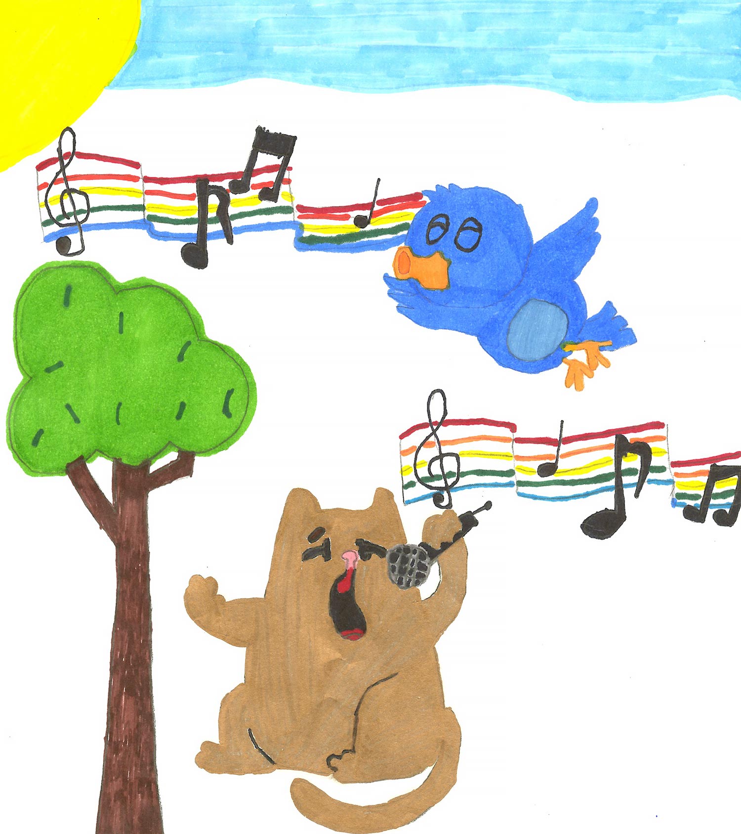 Joseph Montville - 4th grade; Grafton, MA art
