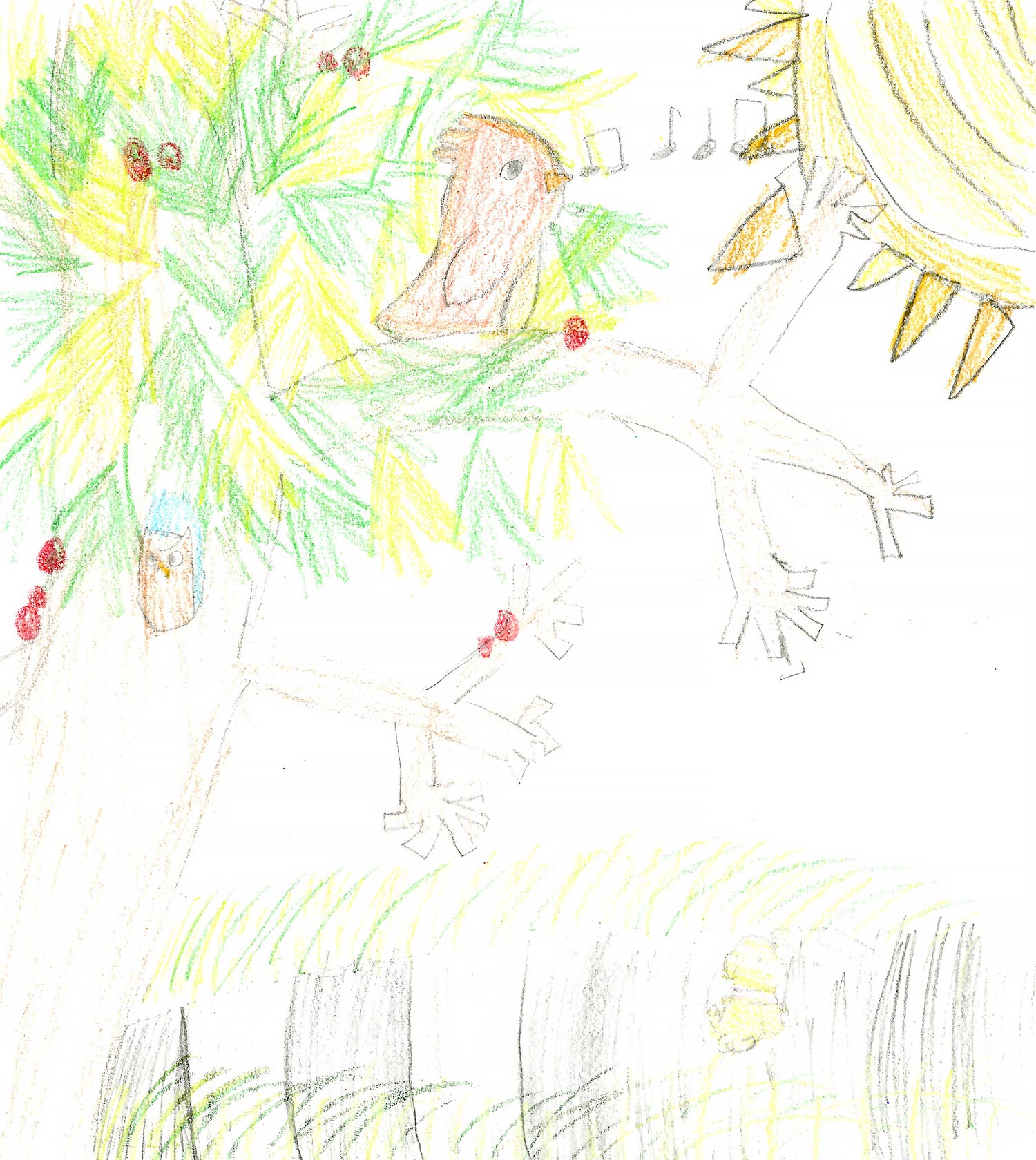Olivia Shimojo - 1st grade; Darien, CT art