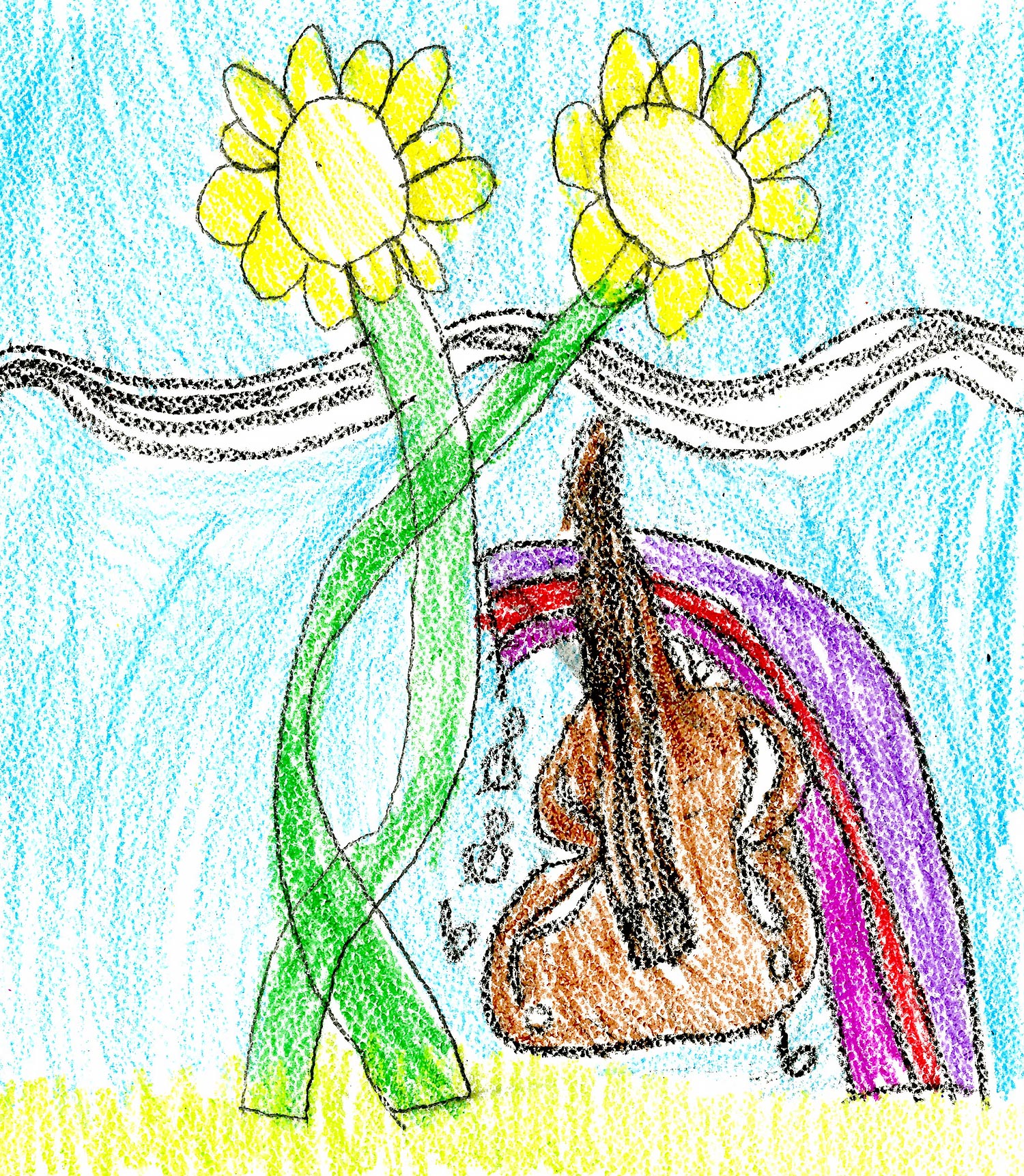 Cheyenne Schabbing - 1st grade; Sigel, IL art