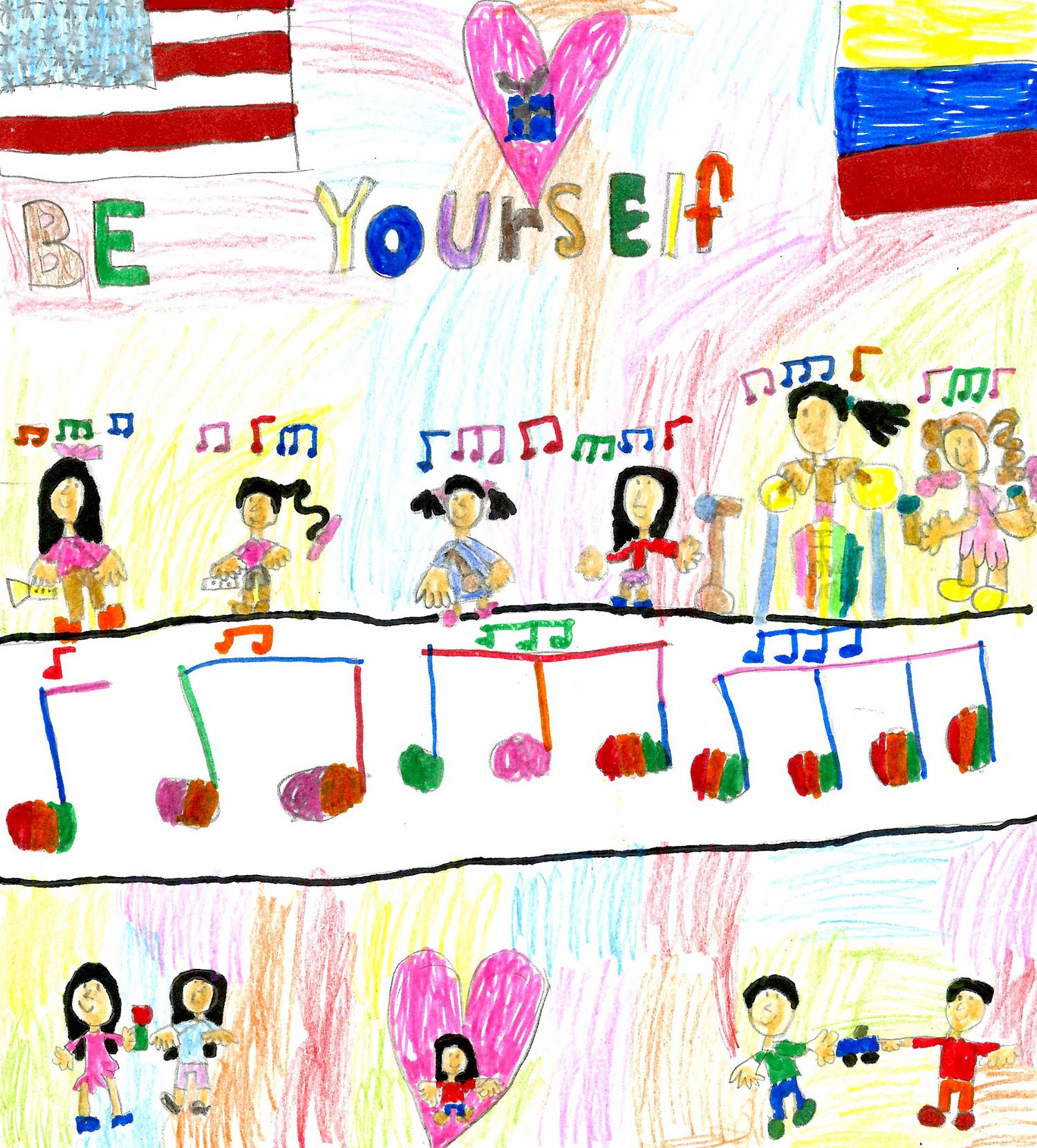 Julieta Romero Velasquez - 1st grade; Levittown, NY art