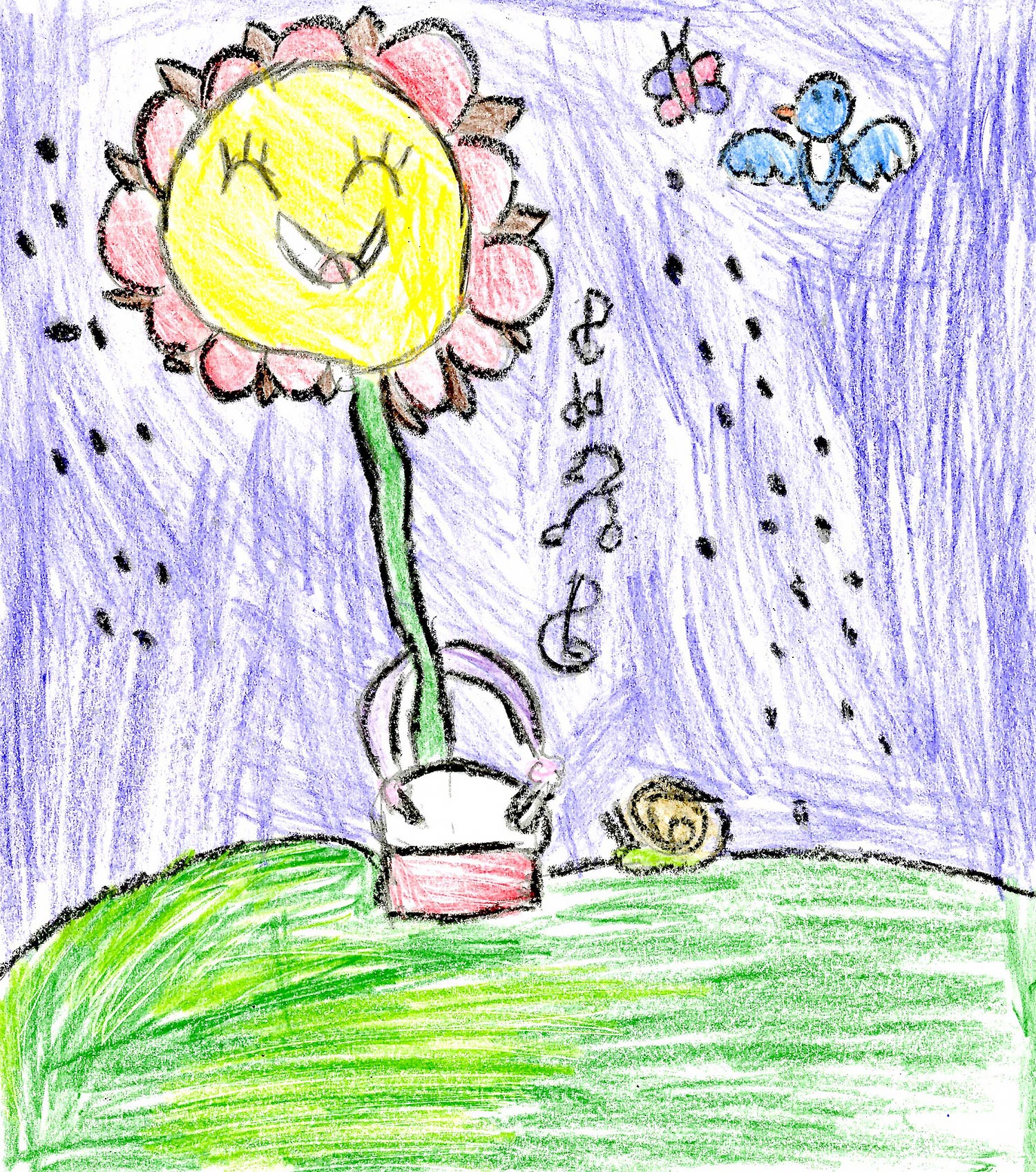 Rebeca Peraza - 1st grade; Weston, FL art