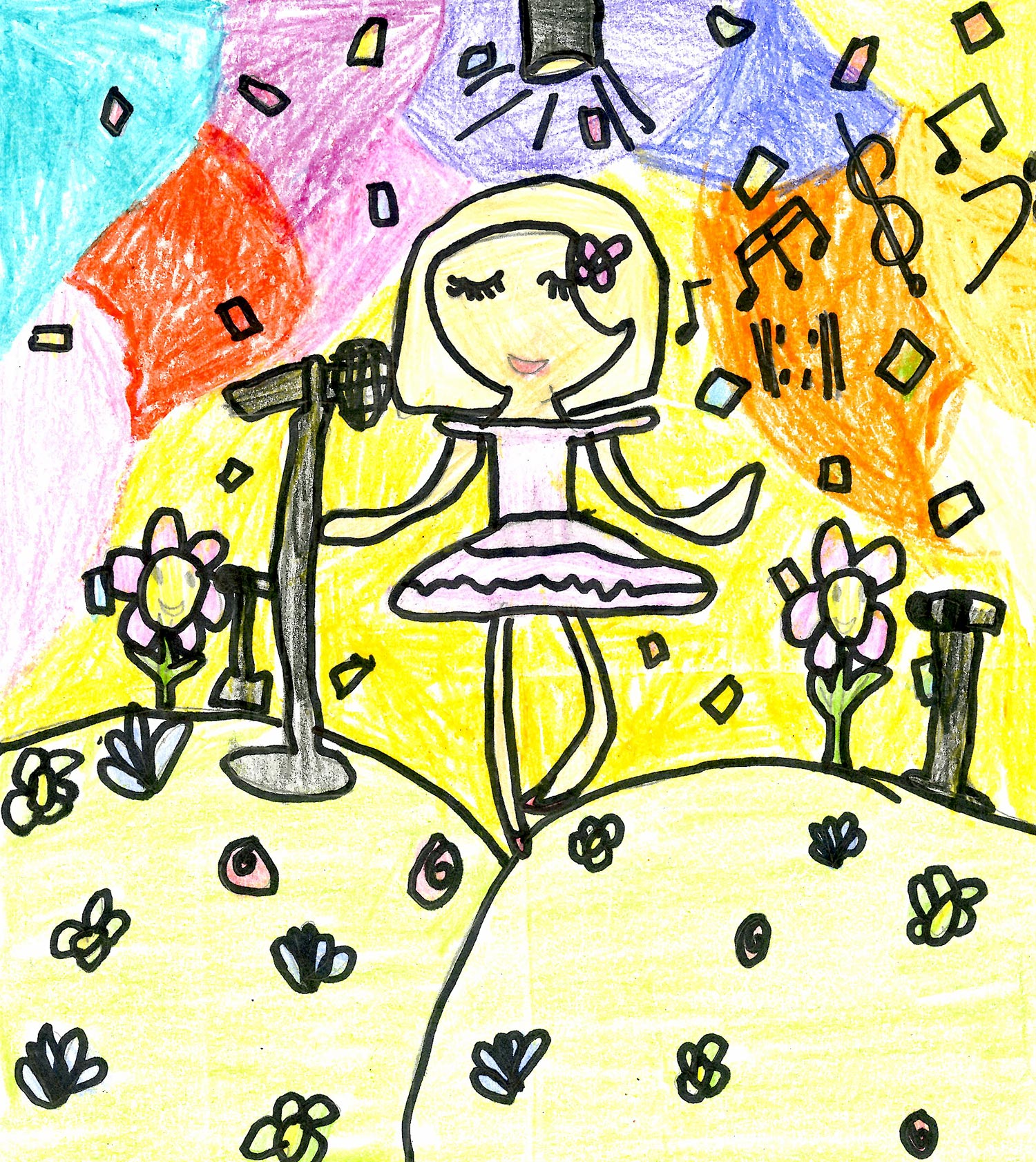 Stella Zhu - 1st grade; Weston, FL art