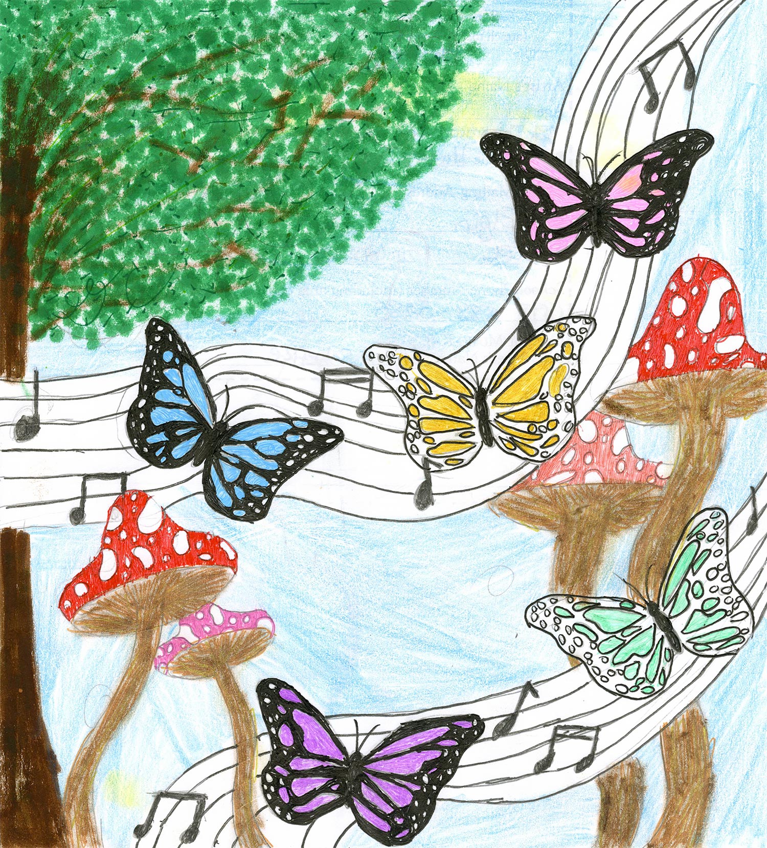 Brisa Hernandez - 6th grade; Elgin, IL art