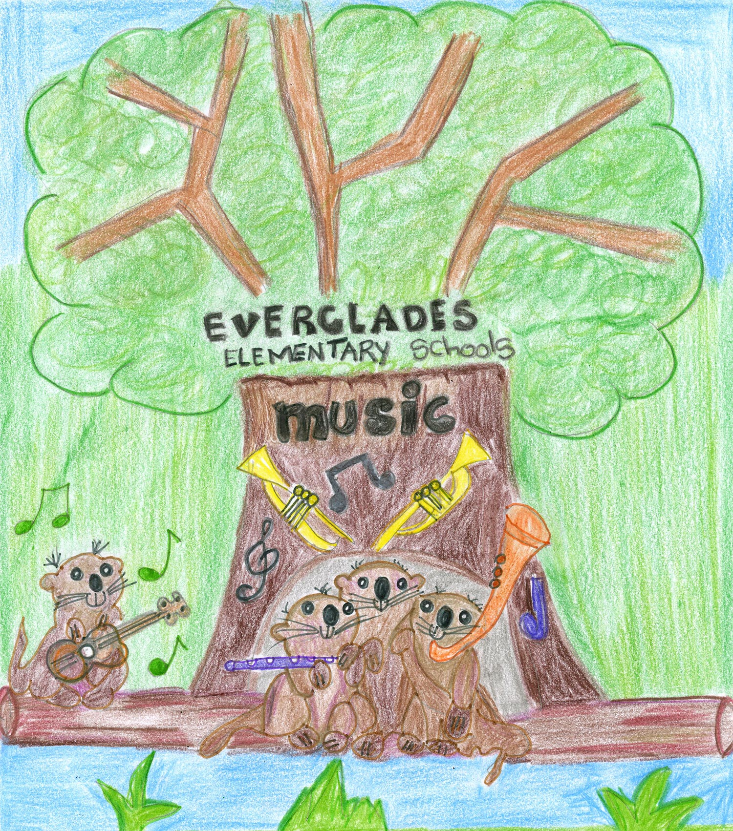 Diego Rodriguez - 3rd grade; Weston, FL art