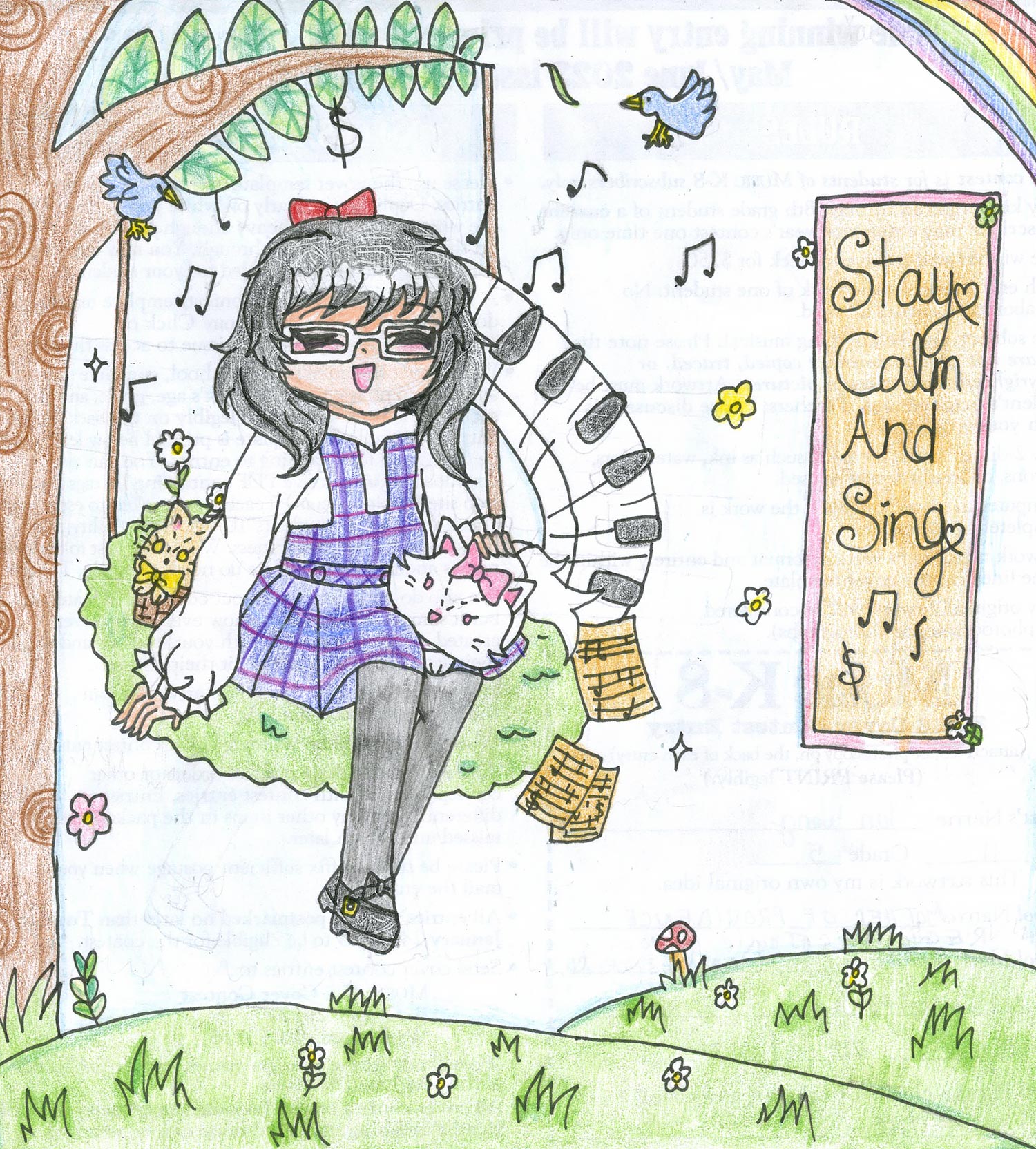 Yan Weng - 5th grade; Wallingford, PA art