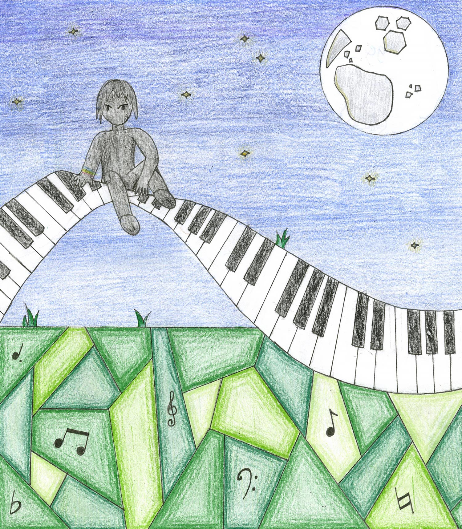 Ali Allarde - 7th grade; Fremont, CA art