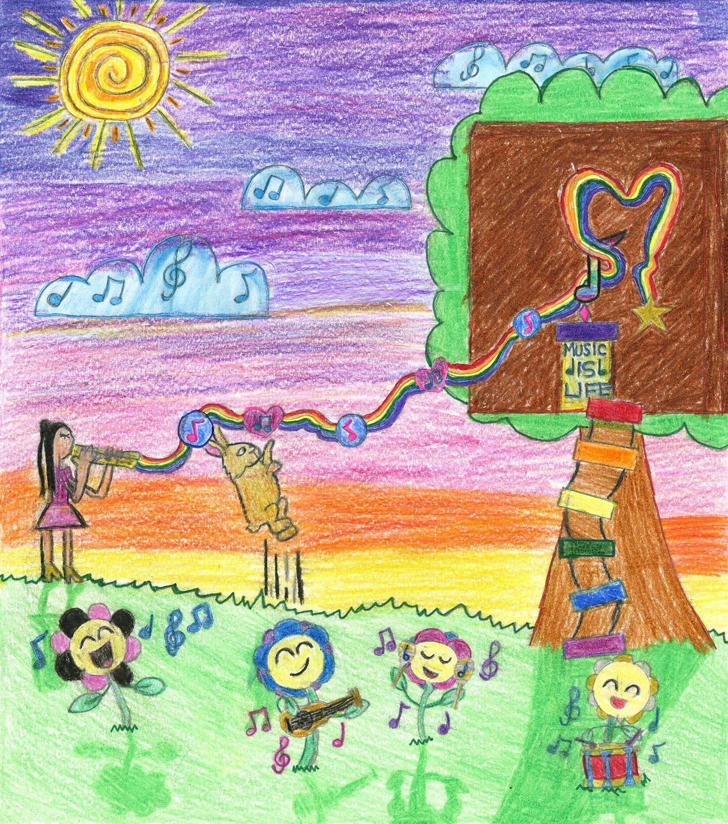 Alyssa Heywood - 4th grade; Fremont, CA art