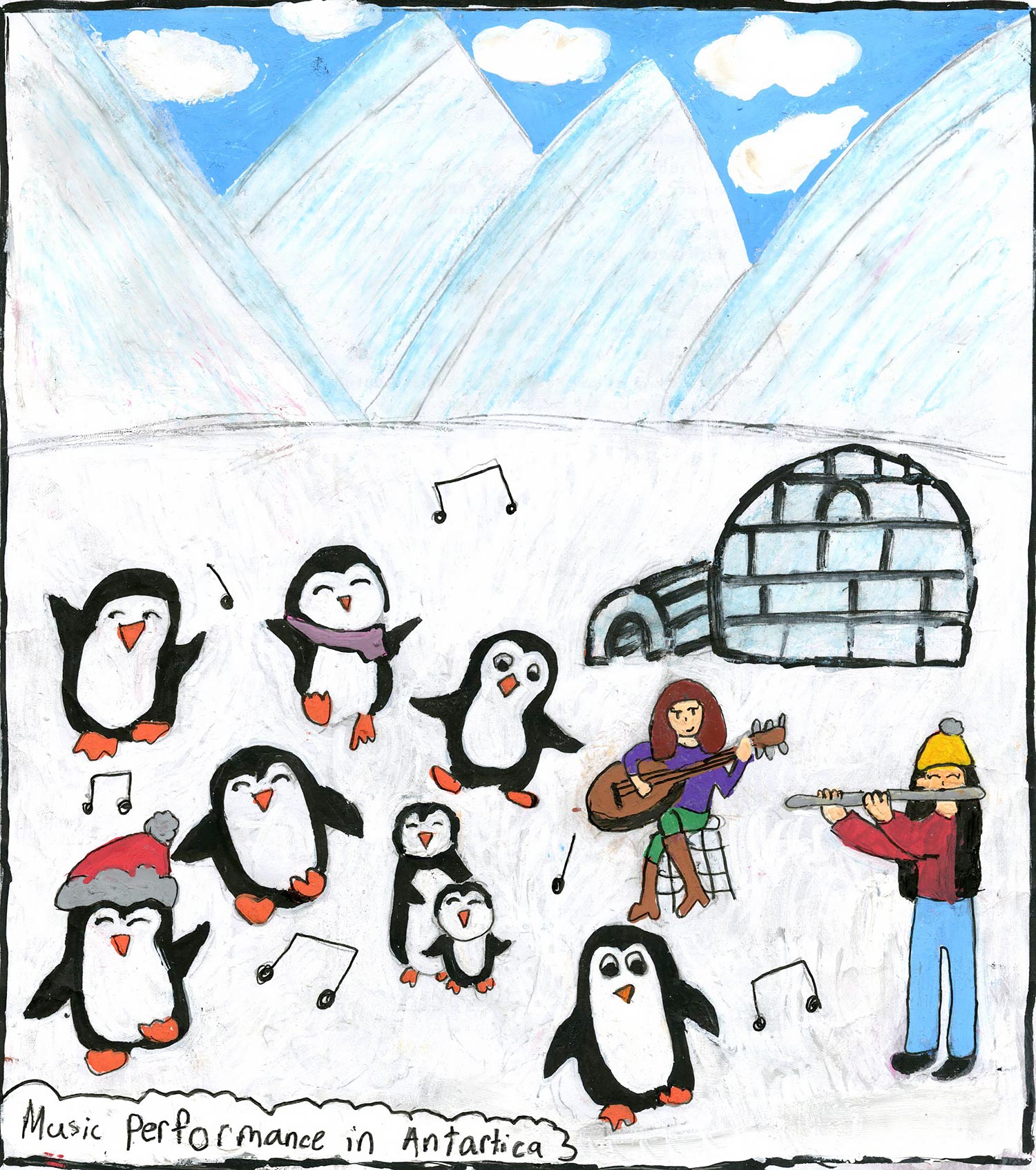 Riya Thiagarajan - 4th grade; Grafton, MA art