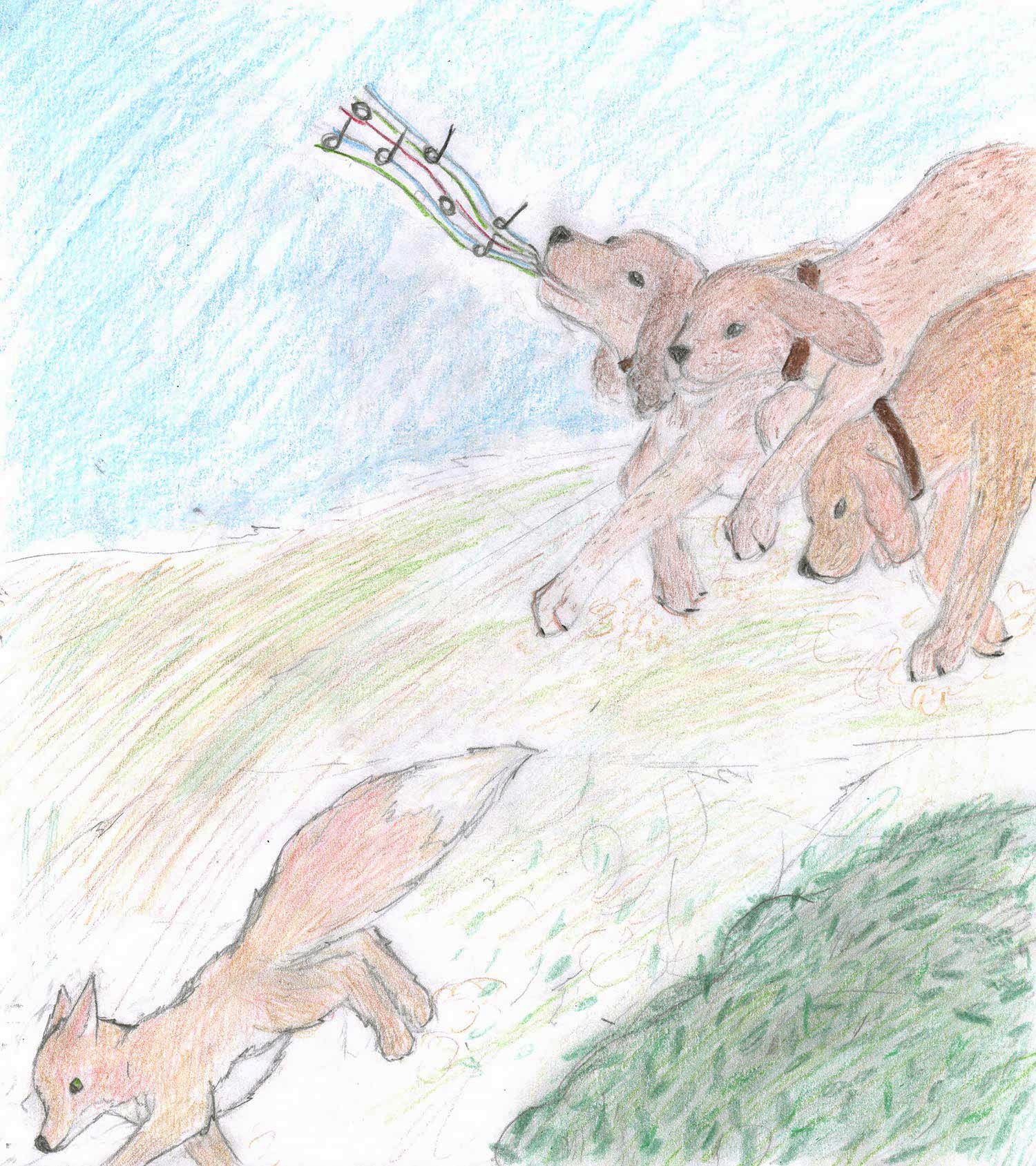Kyla Davis - 7th grade; Skamania, WA art