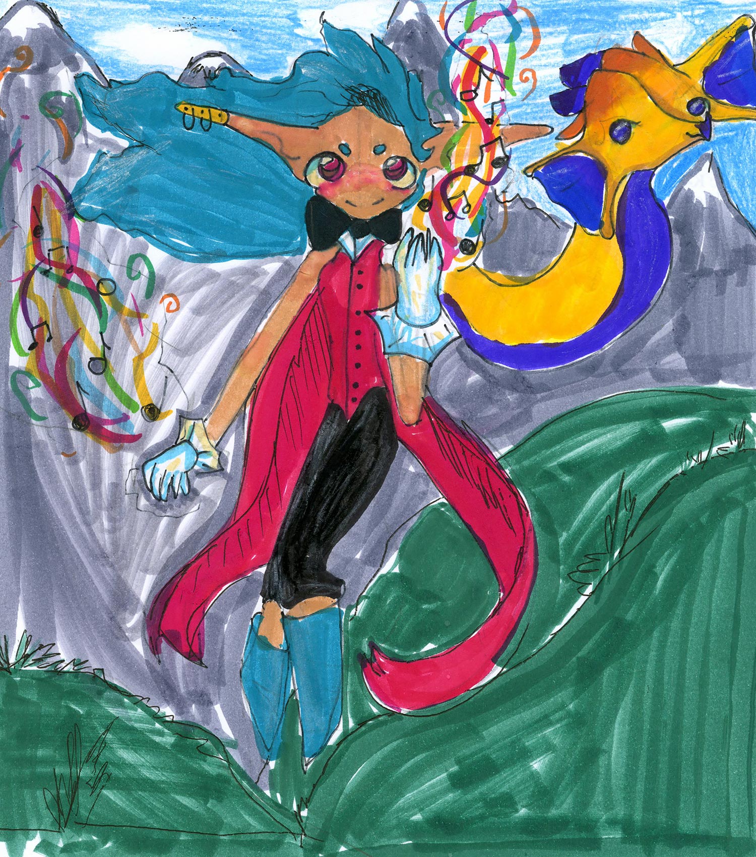Evelyn Rivers - 4th grade; Wentworth, NC art