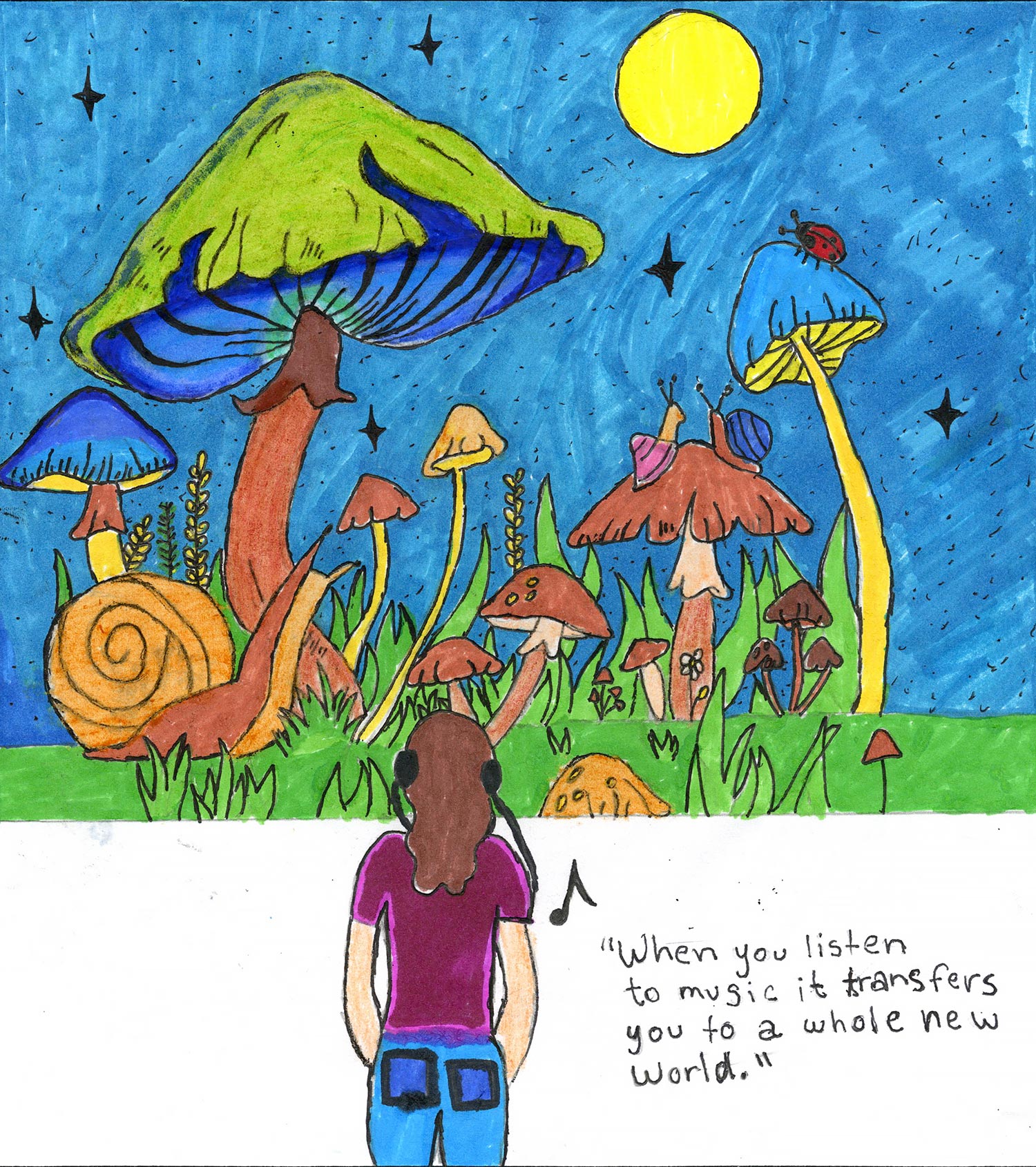 Camila Gamez - 6th grade; Escondido, CA art