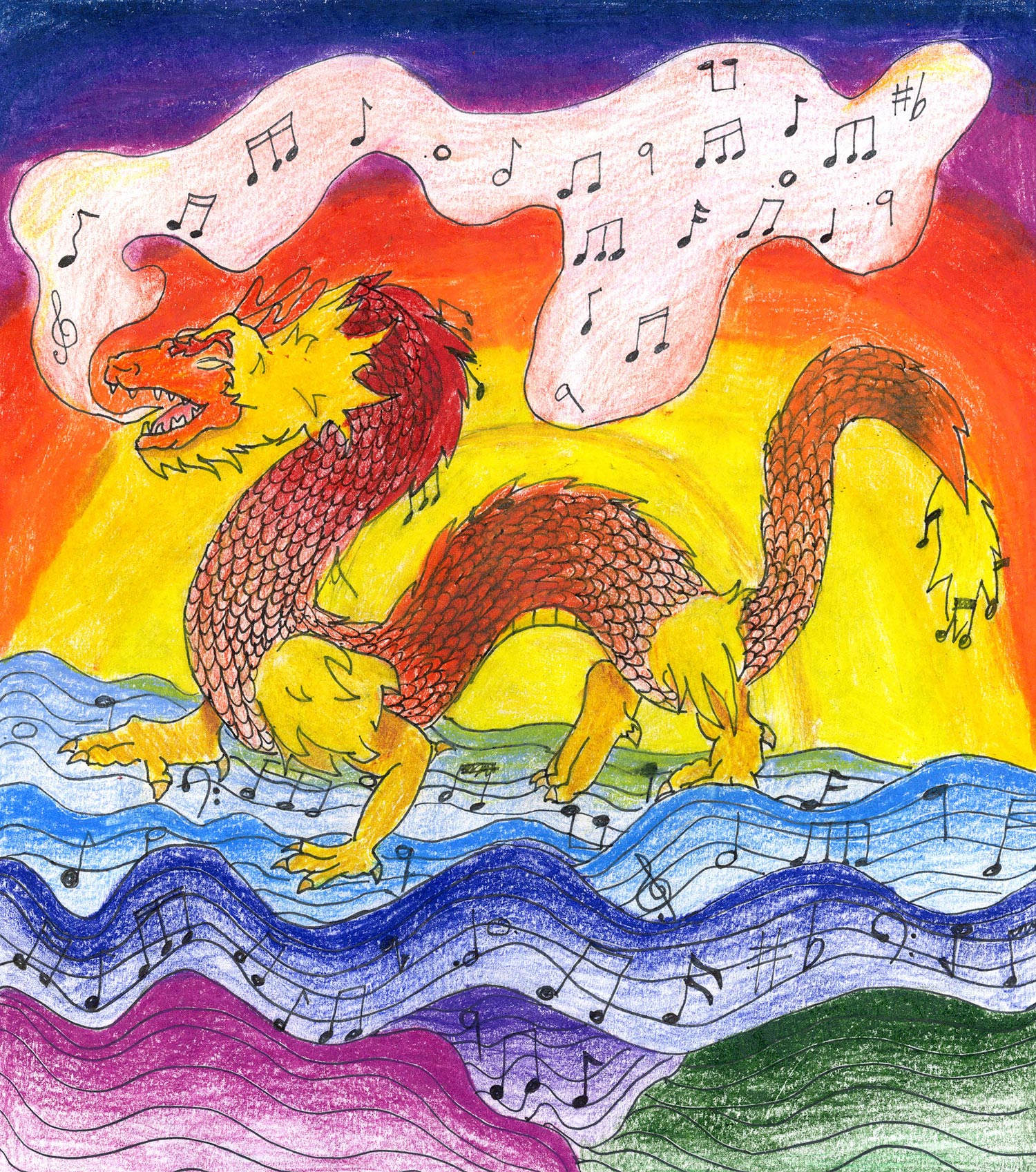 Violet Huang - 6th grade; Fremont, CA art