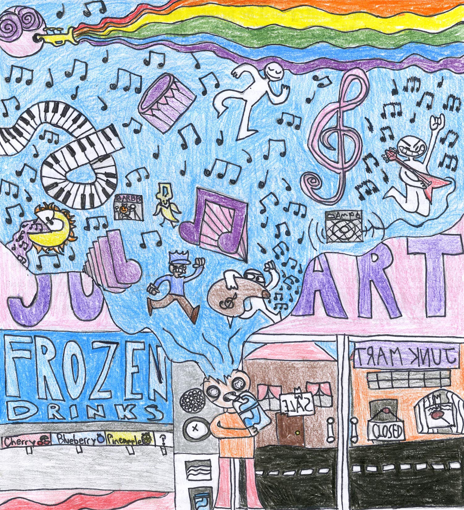 Charlie Sweeney - 7th grade; Wallingford, PA art