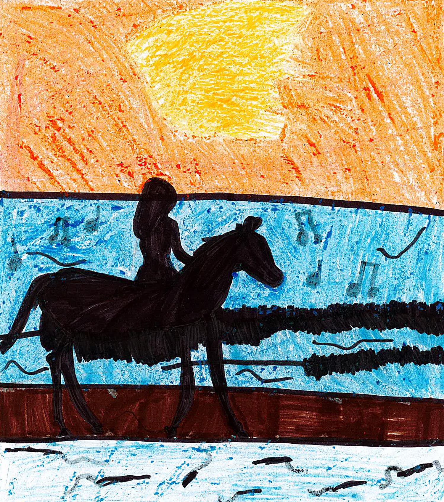 Charlie Becker - 1st grade; Atkins, IA art