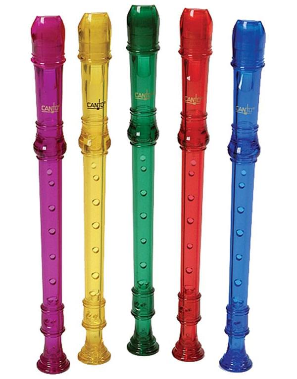 Canto One-Piece Translucent Soprano Recorders