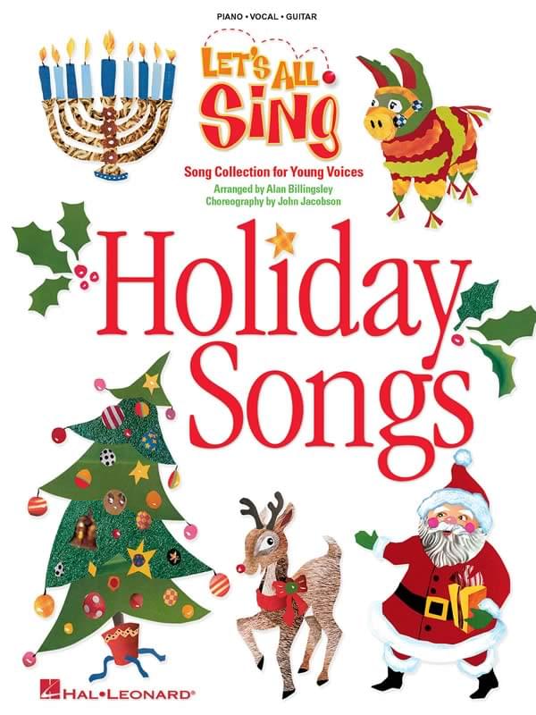 Let's All Sing... Holiday Songs - Performance/Accompaniment CD cover