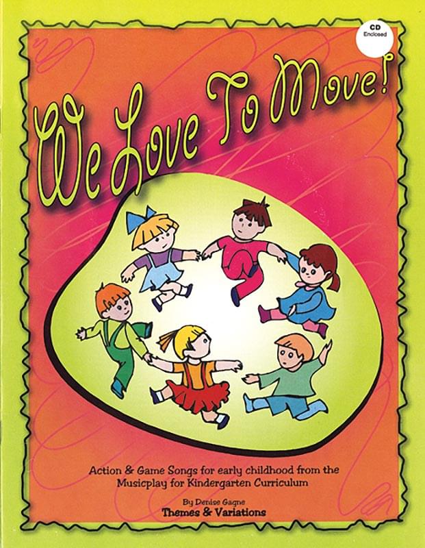 We Love To Move! - Book/CD cover