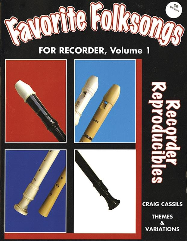 Favorite Folksongs For Recorder, Volume 1