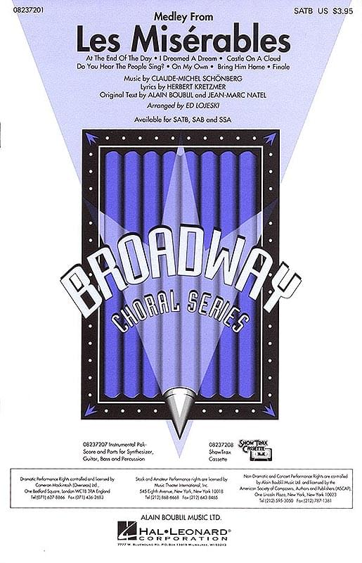 Les Misérables - 2-Part Choral (pack of 6)