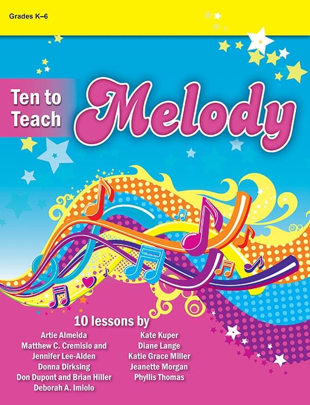 Ten To Teach - Melody - Book/CD-ROM cover