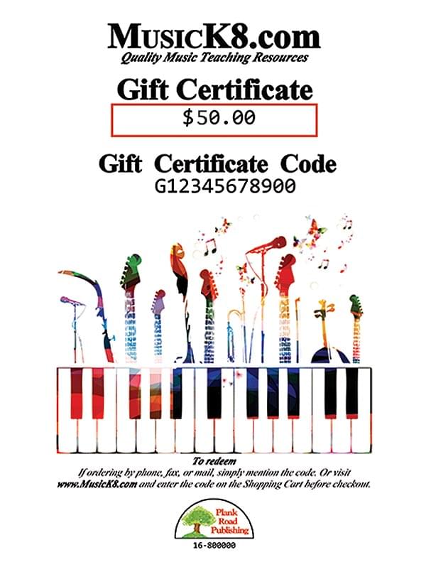 MusicK8.com Gift Card