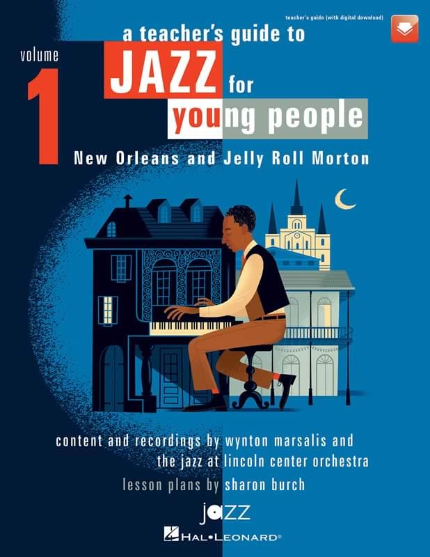 A Teacher's Guide To JAZZ FOR YOUNG PEOPLE - Vol. 1 - Book (w/ Digital Access) cover