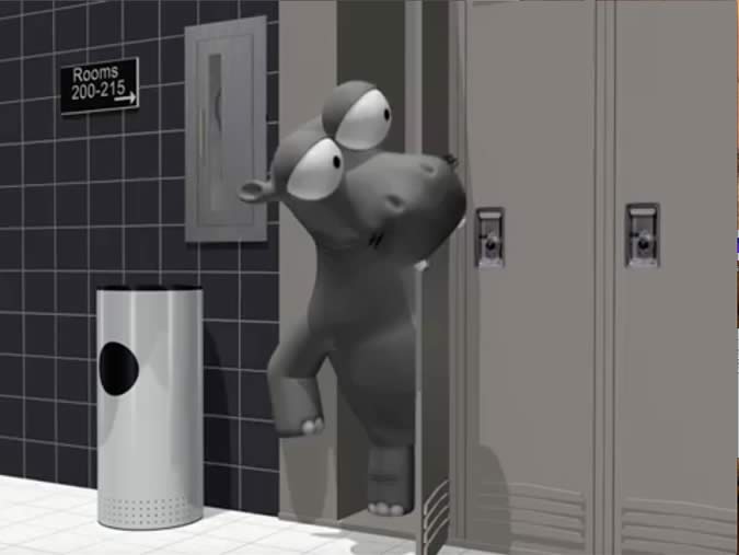 Hippo In My Locker Video