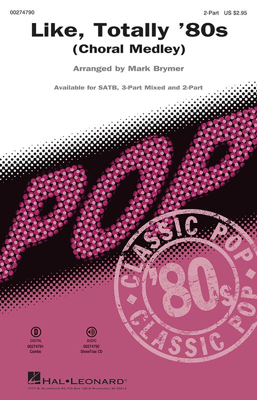 Like, Totally '80s - Choral Medley - 2-Part Choral (pack of 5)