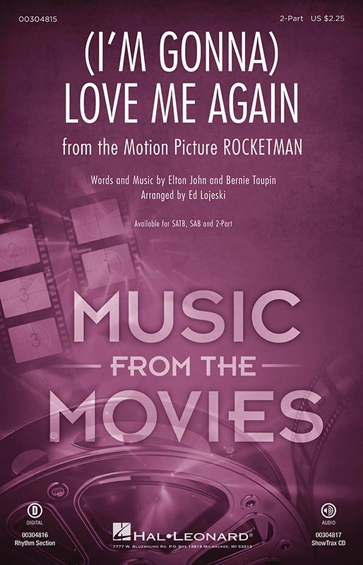 (I'm Gonna) Love Me Again - Rocketman - 2-Part Choral <strong class="purple">(pack of 5)</strong>