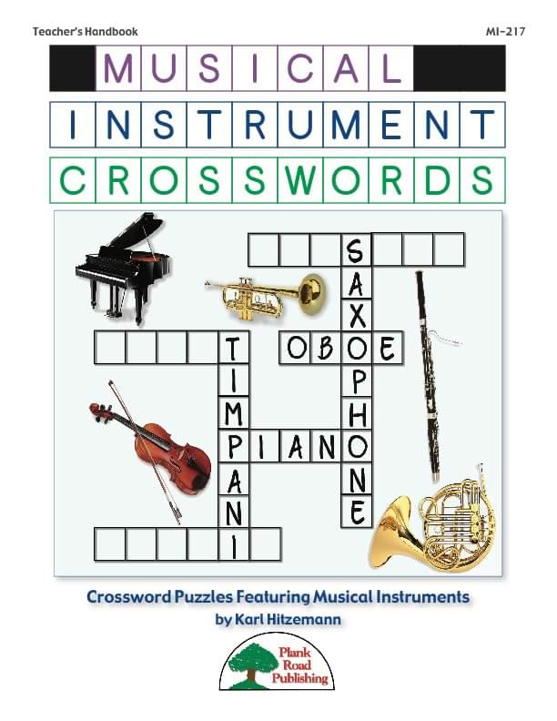 Musical Instrument Crosswords Vol. 1