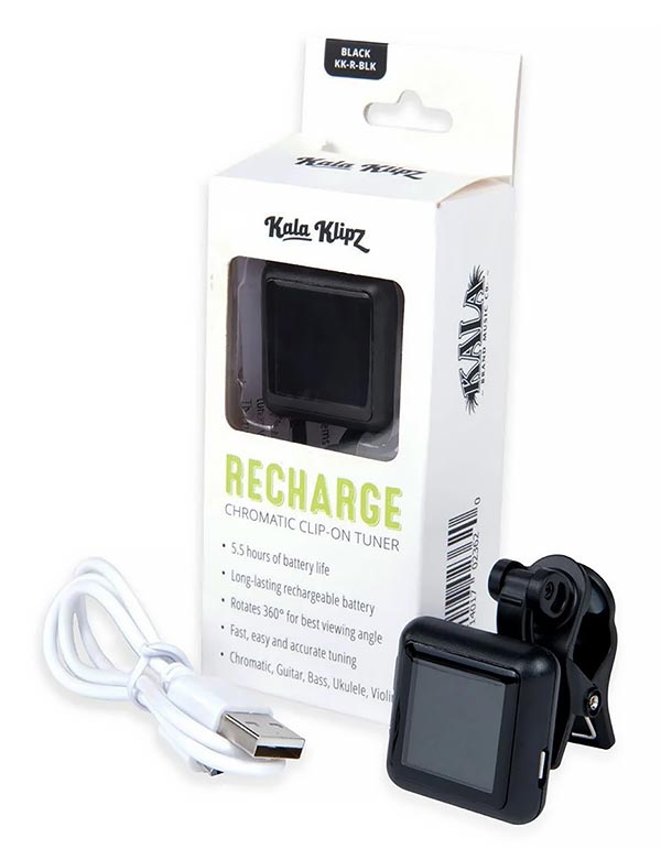 Klipz - Kala Clip-On Rechargeable Chromatic Tuner