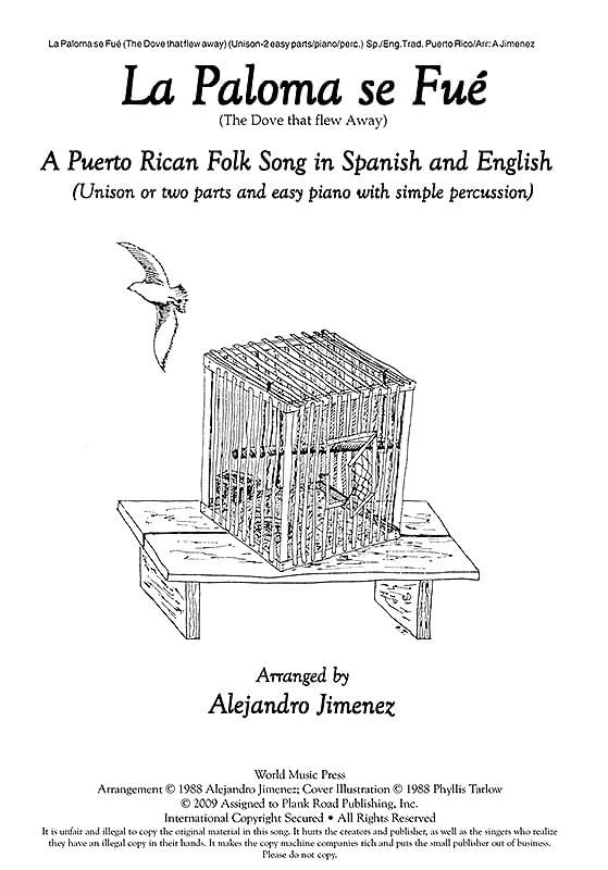 La Paloma Se Fué  - The Dove That Flew Away - Puerto Rico Cover