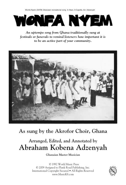 Wonfa Nyem - A Song In Akan From Ghana