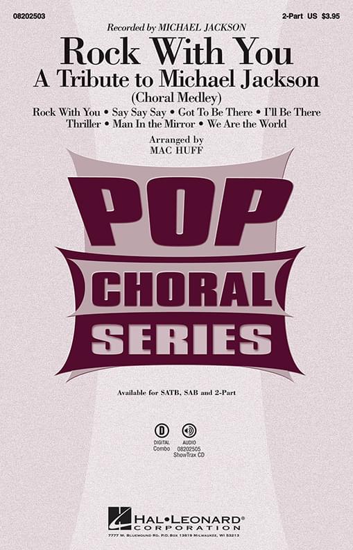 Rock With You - A Tribute To Michael Jackson - 2-Part Choral <strong class="purple">(pack of 7)</strong>