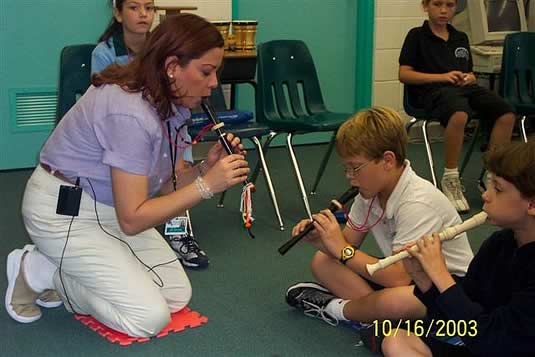 Recorder Karate in use