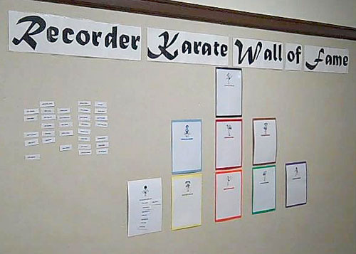 Recorder Karate in use