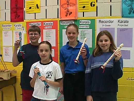 Recorder Karate in use