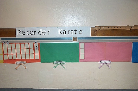 Recorder Karate in use