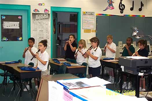 Recorder Karate in use