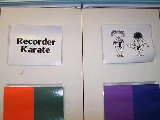 Recorder Karate in use